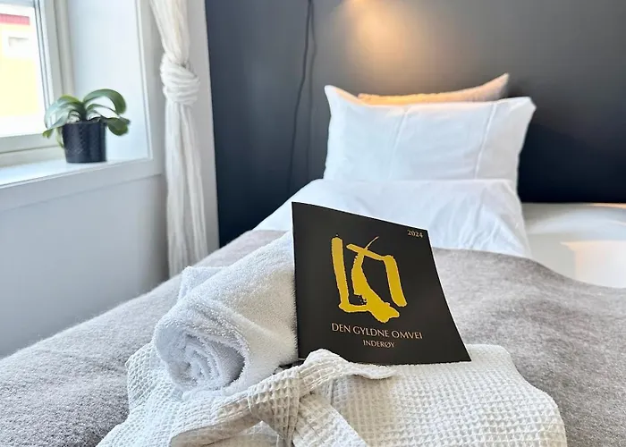 Отель Saga, Unikt Badehotell Med 5 Rom, Sauna Og Badebrygge - Inderoy *